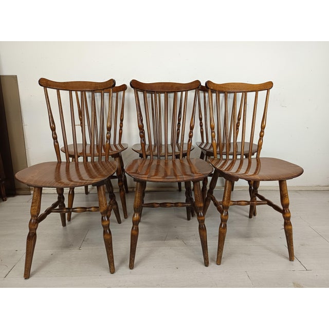 Vintage Tacoma Chair from Baumann, 1970s, Set of 6 For Sale - Image 17 of 17