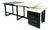 Mid-Century Black Leather Desk by Francesco Soro for ICF, Italy, 1970s For Sale