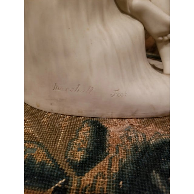 White William Calder Marshall Parian Ware Figure Sabrina For Sale - Image 8 of 11