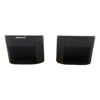 Rh Restoration Hardware Byron Open Nightstands – Set of 2 (32”) For Sale