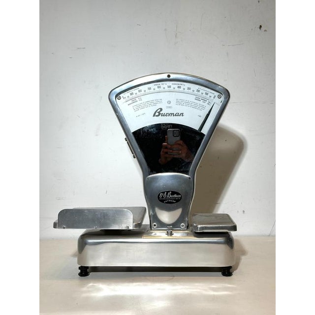 Vintage Shop Scale from Burman, Antwerp For Sale - Image 4 of 5