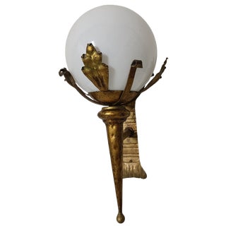 Large Regency Lantern Wall Light, 1930s For Sale