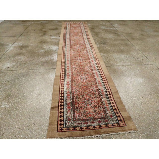 Galerie Shabab Collection Early 20th Century Persian Serab Runner For Sale - Image 9 of 10