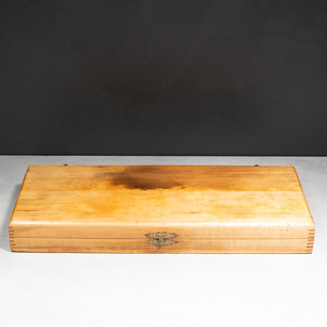 Wood Antique Shopkeeper's Sign & Price Rubber Ink Stamp Set Kit c.1920 For Sale - Image 7 of 10