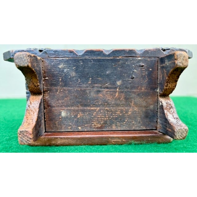 Wood Late 19th Century Folk Art Pine Money Box For Sale - Image 7 of 8