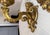 Large Antique Ornate Carved Italian Gilt Wood Cherub Wall Sconce Fixtures - a Pair For Sale - Image 12 of 18