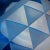 American Vintage Correia 1989 Cobalt Blue Acid Cut Triangle Design Limited Edition Cabinet Flower Vase With Added Stopper For Sale - Image 3 of 5