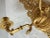 Gold 3 Versace Style Gold-Plated Lion Head Classical Sconces For Sale - Image 8 of 11