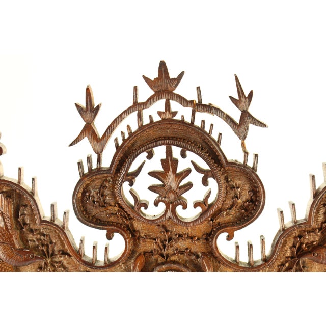 Chinese 19th Century Chinese Carved Wooden Frame For Sale - Image 3 of 12