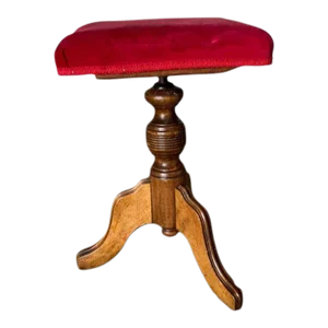Early 20th Century Antique Victorian Piano Stool