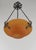 Daum French Art Deco Pendant Light by Daum & Majorelle - 1925 Chandelier France For Sale - Image 4 of 13