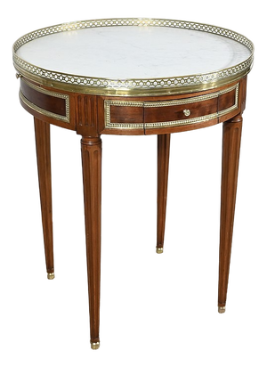 Louis XVI Style Mahogany Bottle Table