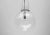1970s Large Mid-Century Modern Glass Pendant Lamp, 1960s For Sale - Image 5 of 12