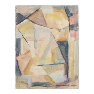 Manierre Dawson (American, 1887-1969) an Original Abstract Oil Painting on Canvas. C 1930