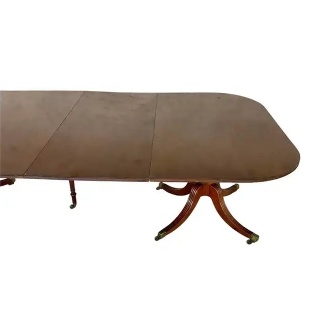 Georgian Mahogany Dining Table 19th Century For Sale In Tampa - Image 6 of 18