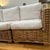 Great 4 piece rattan sofa. The individual pieces are fully finished you could make a love seat with two side chairs out of...