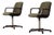 Mid-Century Modern German Office Chairs by Pollock for Comforto, 1970s, Set of 2 For Sale