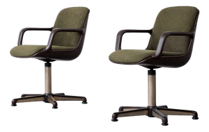 Mid-Century Modern German Office Chairs by Pollock for Comforto, 1970s, Set of 2