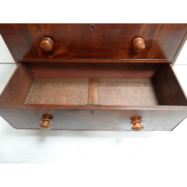 Antique Mahogany Chest of Drawers For Sale - Image 5 of 11