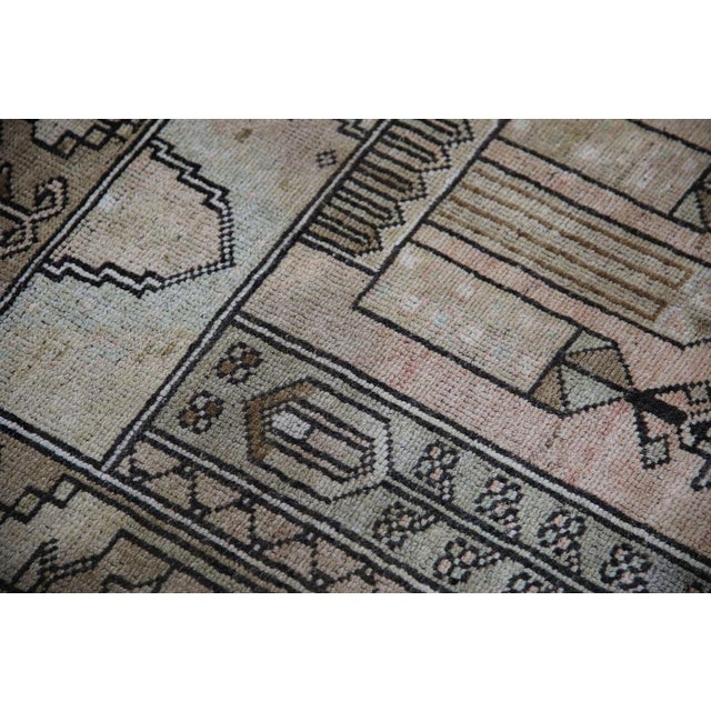 Turkish Oriental Hand Knotted Rug Turkish Vintage Oushak 4'3" x 7'5" For Sale - Image 3 of 8