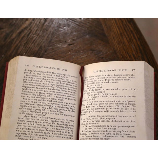 Red Bound French Language Harlequin Prestige Books Dated 1982-1989, Set of 48 For Sale - Image 11 of 13