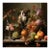 30" X 30" Collector Fine Art Print "Still Life With Fruits, Flowers and Monkey" Fine Art Print Reproduced From a 16th-Century Old Master Still Life For Sale