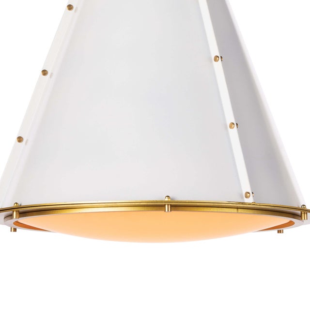 Regina Andrew French Maid Chandelier Small in White For Sale In Detroit - Image 6 of 9