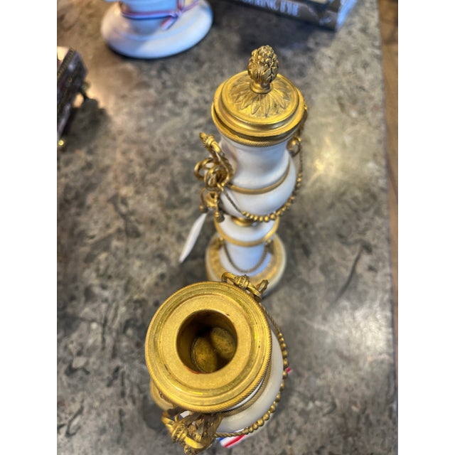 Mid 19th Century Louis XVI Cassolettes- Set of 2 For Sale In Phoenix - Image 6 of 6