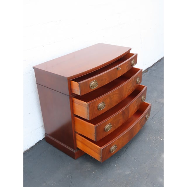 Flame Mahogany Low Dresser Bathroom Vanity 6898 For Sale - Image 4 of 18