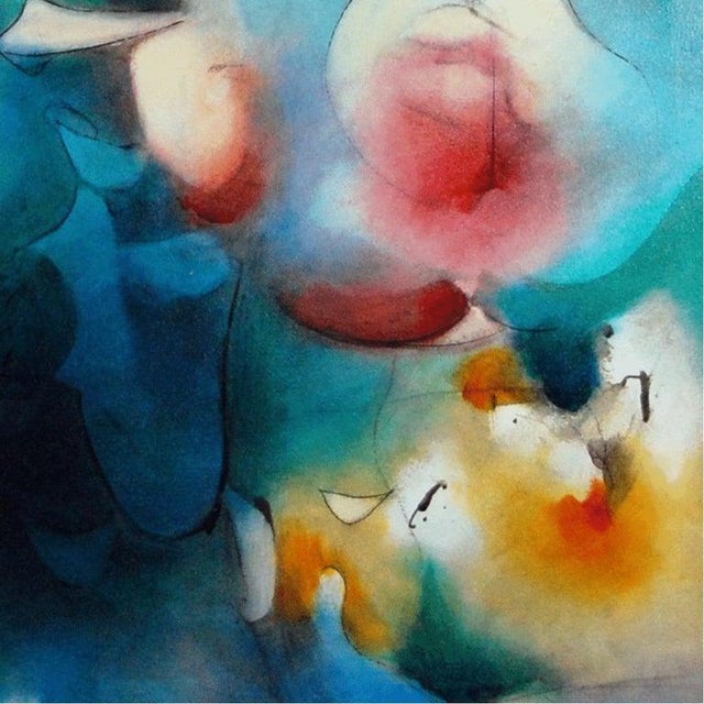 "Flowers of the Abyss" by Daniel Kettelhut is a luminous abstract painting that explores transformation, depth, and...