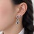 2020s Convertible Heart Cut Sapphire and Diamond Platinum Earrings - Fei Liu, Pair For Sale - Image 5 of 5