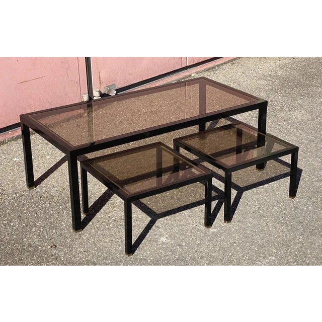 Coffee Table & Sofa End Tables, Set of 3 For Sale - Image 3 of 10