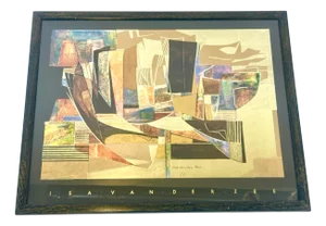 Lisa Van Der Zee, Abstract Composition, 1980s, Lithograph