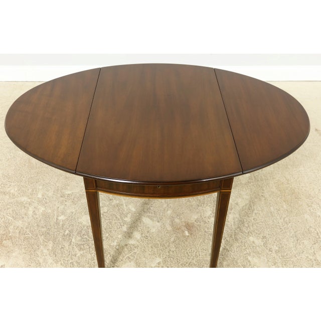 1960s Kittinger Colonial Williamsburg Mahogany Pembroke Table For Sale - Image 5 of 12
