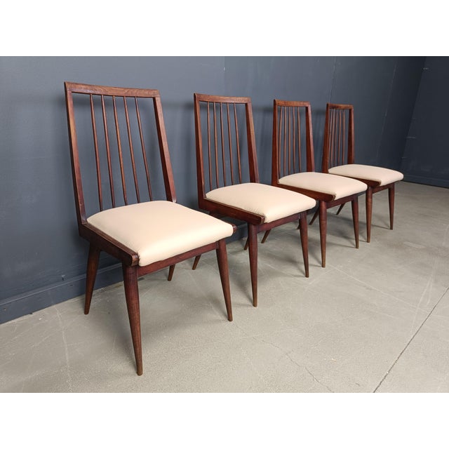 Scandinavian Dining Chairs, 1960s, Set of 4 For Sale - Image 3 of 10