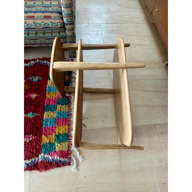 Rare Heywood Wakefield Tiered Side Table Model M304 For Sale - Image 9 of 11