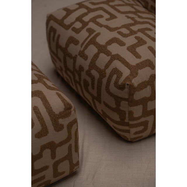 Set of Bambole Lounge Chair and Ottoman by Mario Bellini for B&B Italia, 1970s For Sale - Image 6 of 17