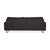 Conseta Fabric Chrome Three-Seater Anthracite Sofa from COR For Sale - Image 10 of 12