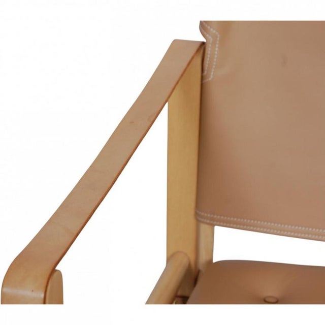 Safari Chair in Leather by Kaare Klint, 2018 For Sale - Image 4 of 12