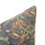 Square Throw Linen Pillow Cover With Floral Block Printed 22x22 Inch- Kamal Dutta For Sale - Image 4 of 5