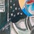 European School - Contemporary Cubist Portrait, Oil on Canvas For Sale - Image 4 of 4