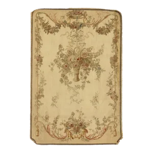 1860s Antique French Silk Aubusson Tapestry - 5'00 X 7'00