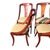 Set of 4 1940s Solid Mahogany Dining Chairs Newly Upholstered Vintage Classic For Sale - Image 13 of 18