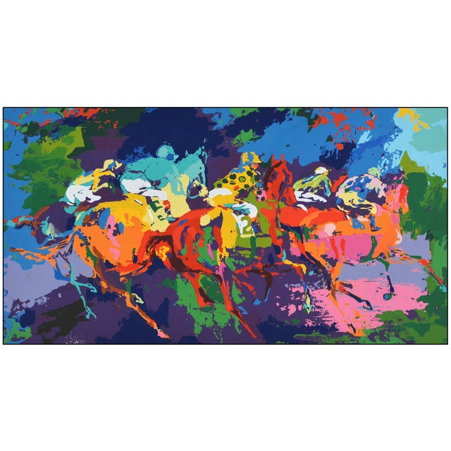 Leroy Neiman Late 20th Century Modern Purple Serigraph LeRoy Neiman For Sale - Image 4 of 7