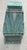Single Monumental Art Deco Style Verdigris Copper & Brass Wall Lantern For Sale - Image 10 of 14