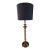 Brass Finish Barley Twist Candlestick Lamp For Sale
