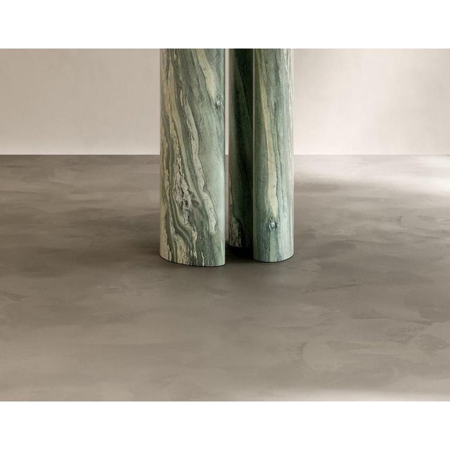Contemporary Roman Dining Table II in Cippolino Marble by Paloma Editions For Sale - Image 3 of 7