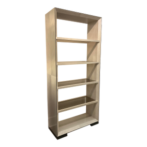 Caracole Modern Greige High Ride Etagere/Bookcase