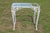 Wrought Iron Patio Set—Four Armchairs and a Table With a Glass Top For Sale - Image 11 of 18