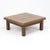 1960s Mid-Century Brutalist Rustic Oak Farmhouse Coffee Table For Sale - Image 5 of 9